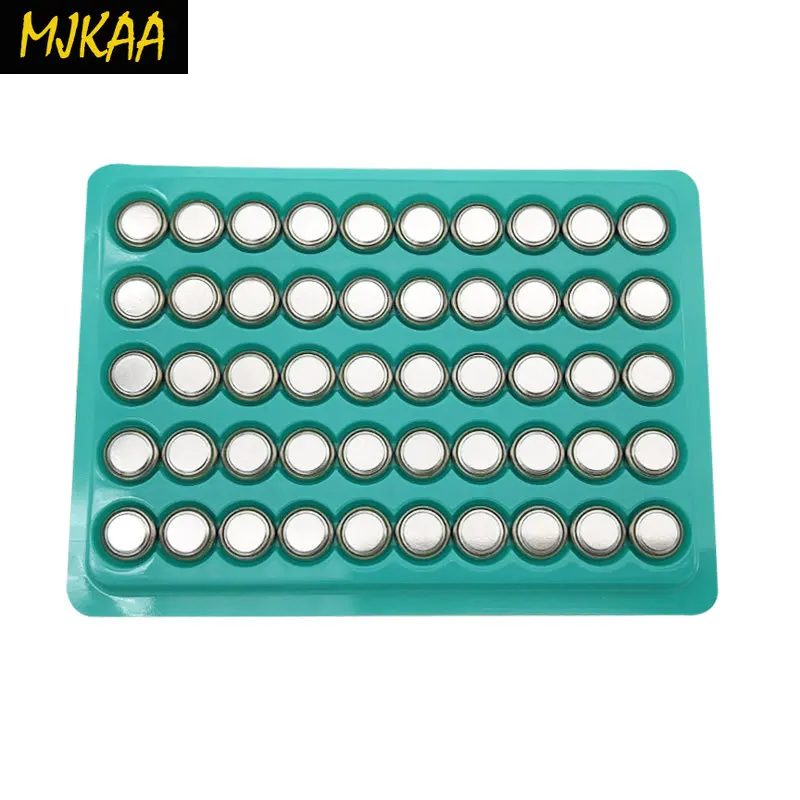 100 шт. AG10 Щелочная 1 5 В Кнопочная батарея G10 LR1130 1130 SR1130 389A LR54 L1131 189 батарейки для