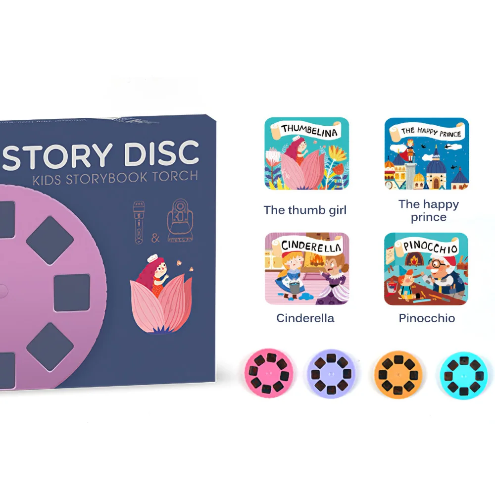 

Children Story Projector Film Outdoor Backpack Classic Style Kaleidoscope Night Light Up Baby Toys Lamp Learning Educational Toy