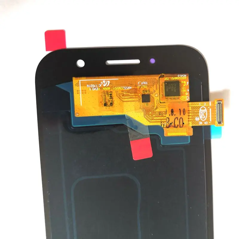 Amoled для Samsung Galaxy A5 A520 A520F A520H A520M A520Y Amoled lcd сенсорный экран Стекло полный набор для ремонта дисплея