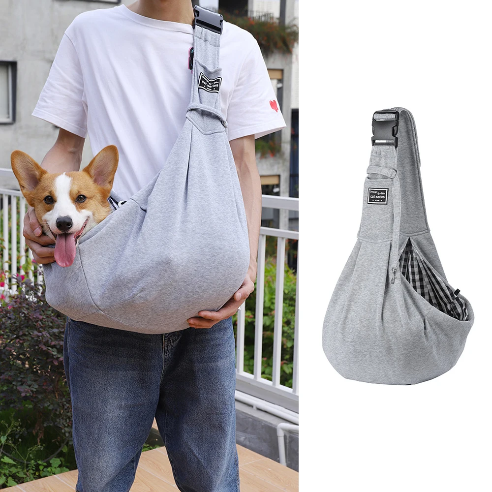 

Вместительные дорожные сумки на плечо для щенков, удобная сумка-слинг для собак, сумка-тоут, сумка для котят, корги, переноски домашних живот...