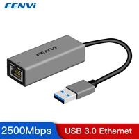 fenvi 2500mbps usb 3 0 2 5g network card to rj45 lan adapter 2 5 gigabit for macbook ipad usb ethernet