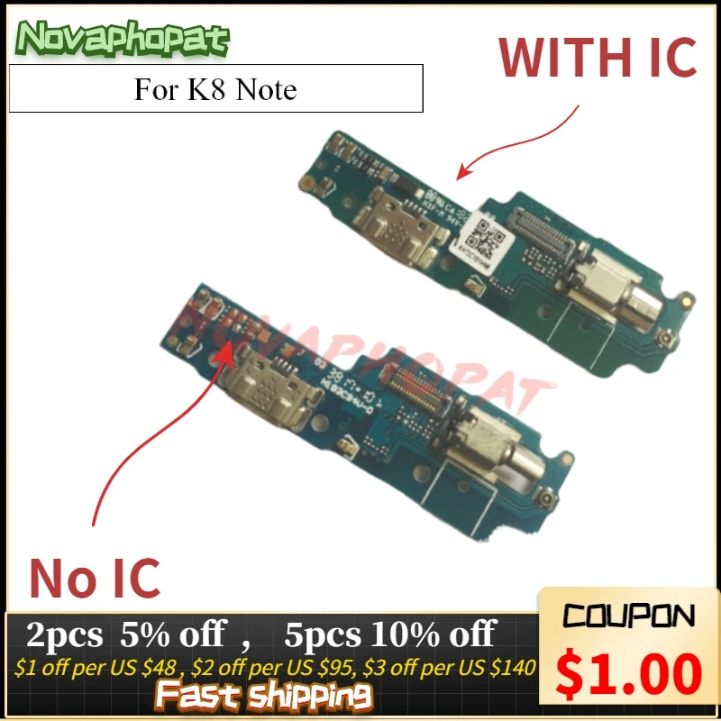 Novaphopat для ZTE Blade V6 X7 D6 Z7 T660 USB док-станция для зарядки порт зарядное устройство разъем гибкий кабель плата вибратор микрофон + отслеживание
