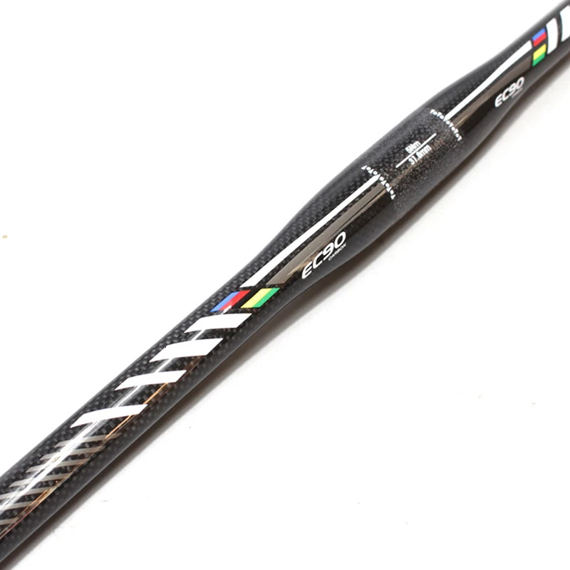 Полностью углеродное волокно MTB дорожный велосипед 31 8 мм руль прочный плоский