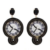 aretes statement earrings for women fashion jewelry earrings wholesale dangle earrings clock drop earrings 2020 kolczyki diy