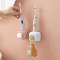 ins electronic toothbrush holder punching free wall decorative toothbrush organizer rack bathroom accessories tower hanger hook