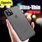 Ультратонкий чехол 0,2 мм для iPhone 13, 12, 11 Pro, Xs Max, X, Xr, SE 2, матовый пластиковый чехол из ПП для iPhone 6 S, 7, 8 Plus, для iPhone11