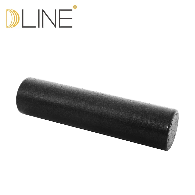45CM-Black Пена-ролик Йога-блок Фитнес высокой плотности тренировки EPP для массажа спортзала - Цвет: 45CM-Black