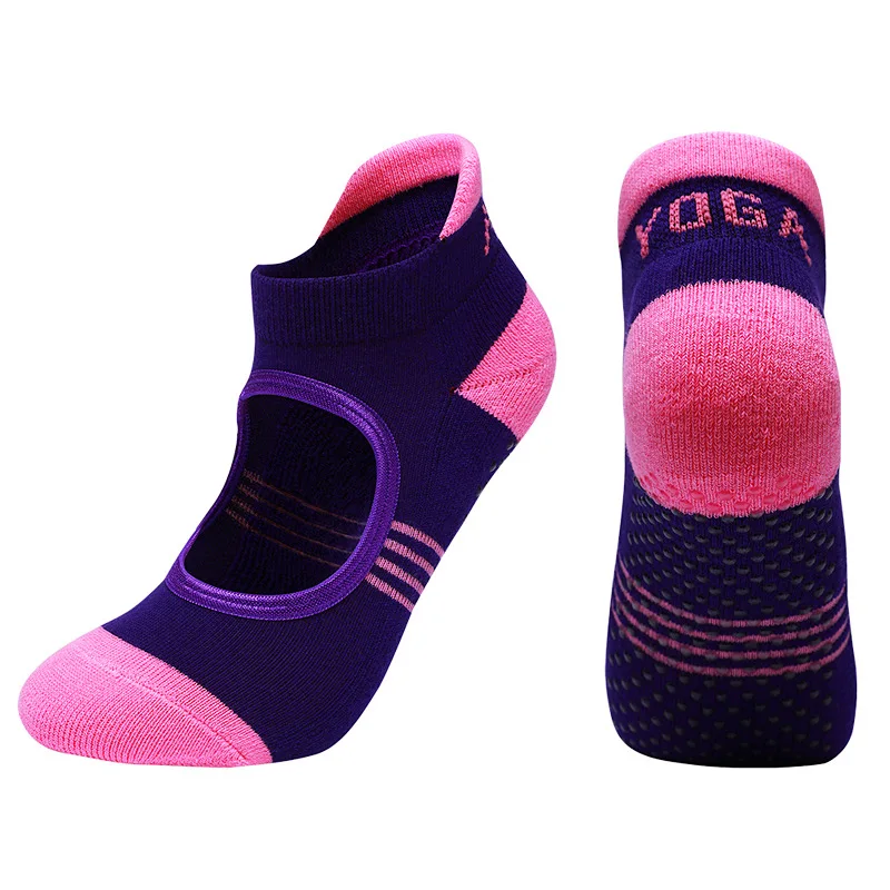 

2021 towel bottom comb cotton women yoga socks sports fitness Pilates wool ring socks dance socks
