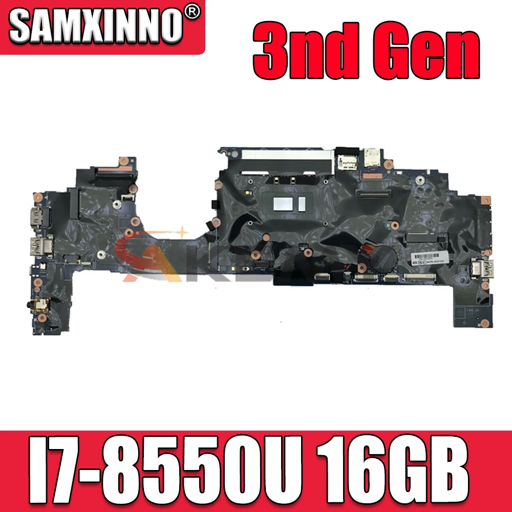 

Original Laptop Lenovo ThinkPad X1 Yoga 3nd Gen I7-8550U 16GB Motherboard FRU 01YN202