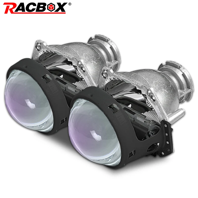 Racbox 2 шт. 3 0 ''Hella синяя пленка би ксенон HID объектив проектора использовать D1S D2S