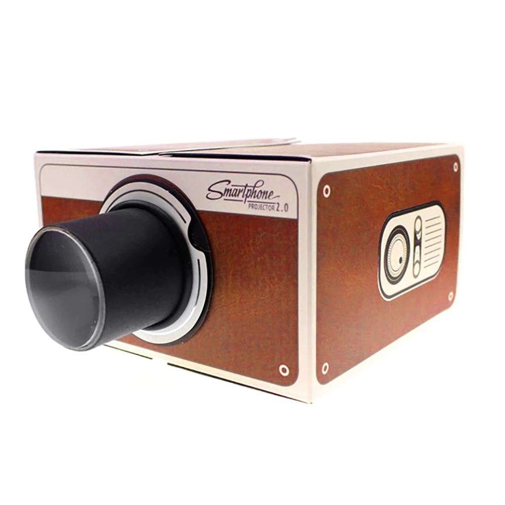 Компактный портативный проектор 3D картонный регулируемый светильник Тор для
