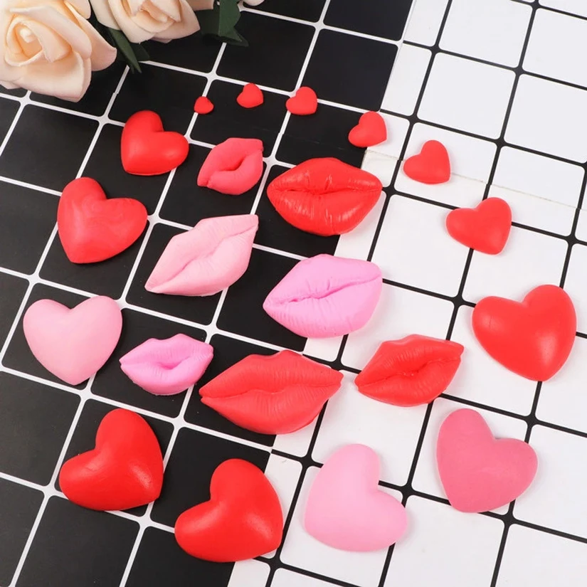 

Lip Heart LOVE Shape Silicone Mold for DIY Chocolate Candy Pastry Dessert Decoration Fondant Mould Kitchenware Baking Tool