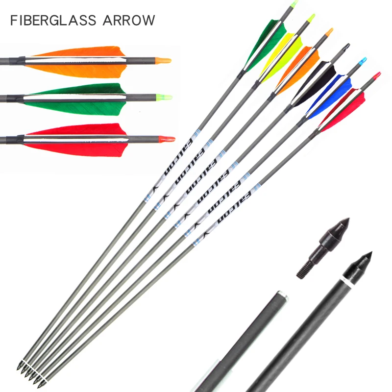 Стрела для стрельбы из лука углеродные стрела 400/500/600 позвоночника 33in сменная