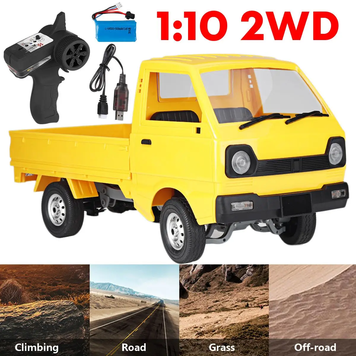 

WPL D12 1/10G 2WD 10