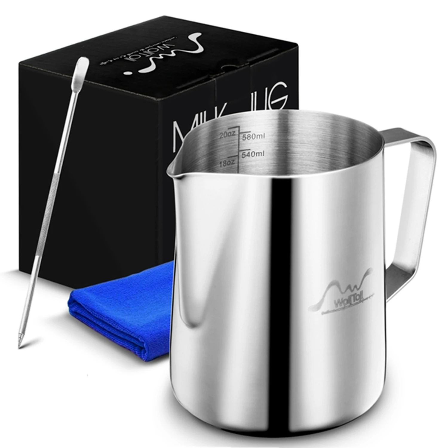 кофе питчер кувшин для из нержавеющей стали с художественной ручкой