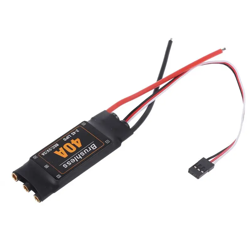 40A 2 4S бесщеточный контроллер скорости двигателя ESC для RC FPV дроны вертолет RC1076