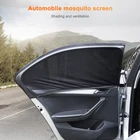 Универсальный автомобильный солнцезащитный козырек для боковых окон, солнцезащитный козырек с защитой от УФ-лучей, сетчатый солнцезащитный козырек, защитный козырек от комаров