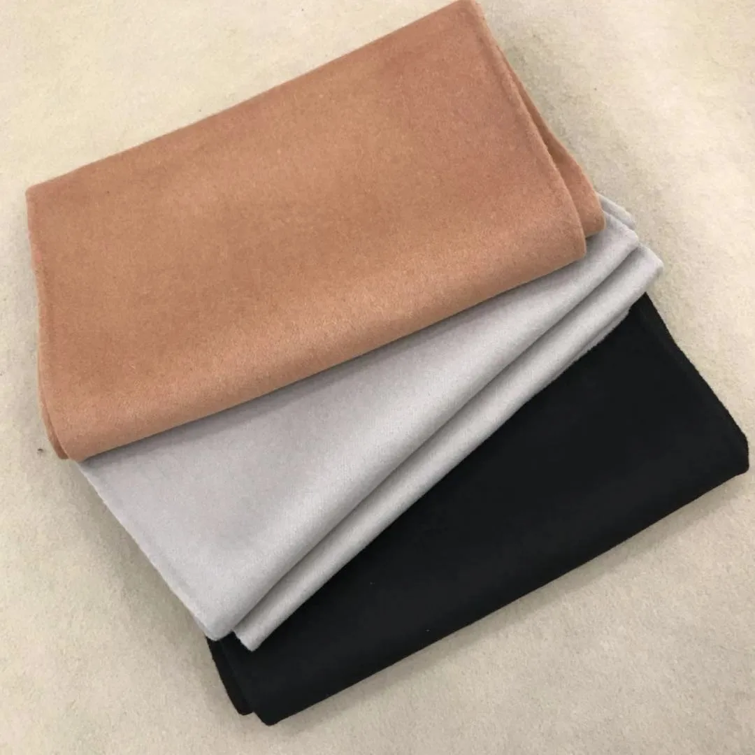 Шарф ручной работы Классический верблюжий черный серый 90% шерсть 10% кашемировый