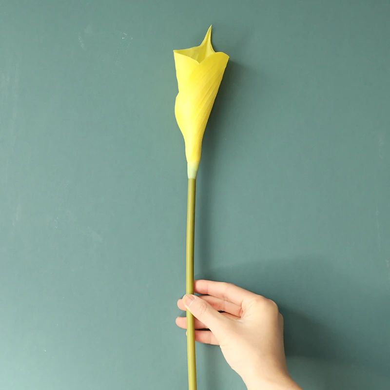 

Искусственные цветы из ПУ, ветка каллы, 63 см