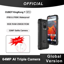 Cubot King Kong 7, IP68 e IP69K Smartphone resistente à prova d'água, tela FHD + de 6,36 ", câmera tripla de 64 MP, 8GB de RAM, ROM de 256 GB(256 GB estendido), selfie de 32 MP, bateria maciça de 5000 mAh, NFC, celular (2)