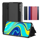 Новинка, Модный чехол для телефона, чехол для Note 9 Pro Max Note 8 Pro, чехол с боковым умным окошком, прозрачный чехол-книжка для Xiaomi Mi 10 Pro