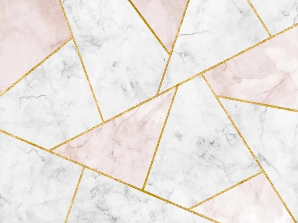 Milofi на заказ 3D мраморная Геометрическая линия Графический фон обои |