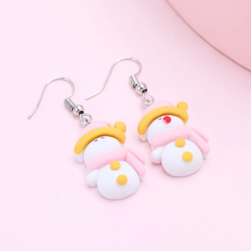 

Christmas Earrings Santa Claus Christmas Tree Gloves Socks Bell Snowman Cute Dangle Earring for Women Friends Jewelry Sets Gifts