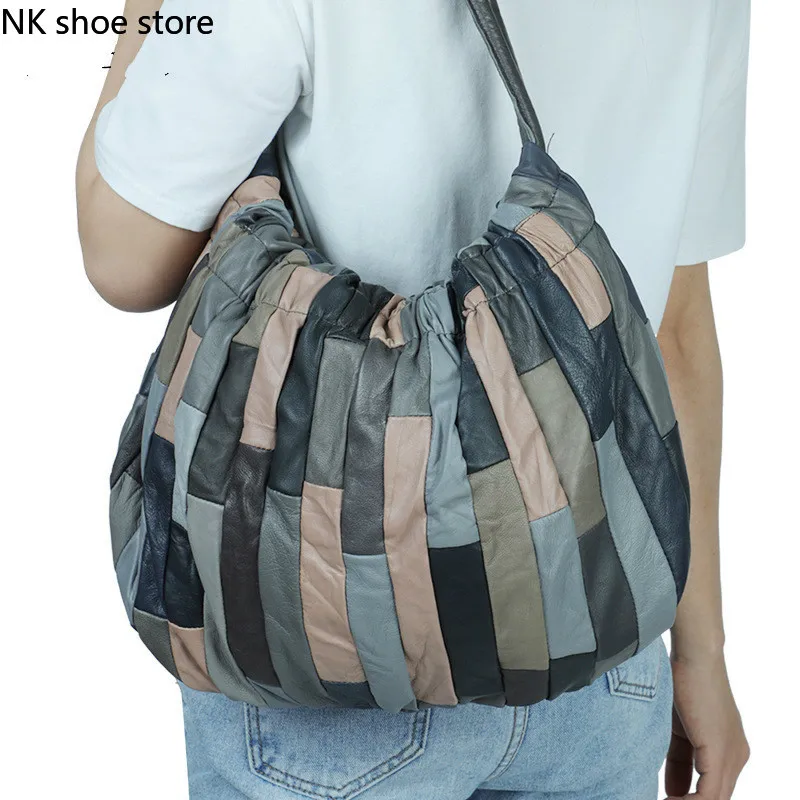 

Сумка на плечо высокого качества, новинка, простая Универсальная женская сумка, дизайнерская повседневная женская сумка большой вместимос...