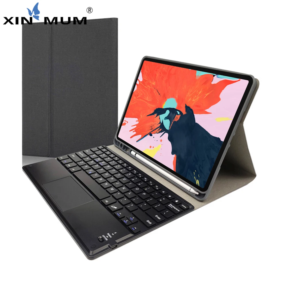 Для iPad Pro 12 9 2020 чехол для клавиатуры с сенсорной панелью держатель ручки