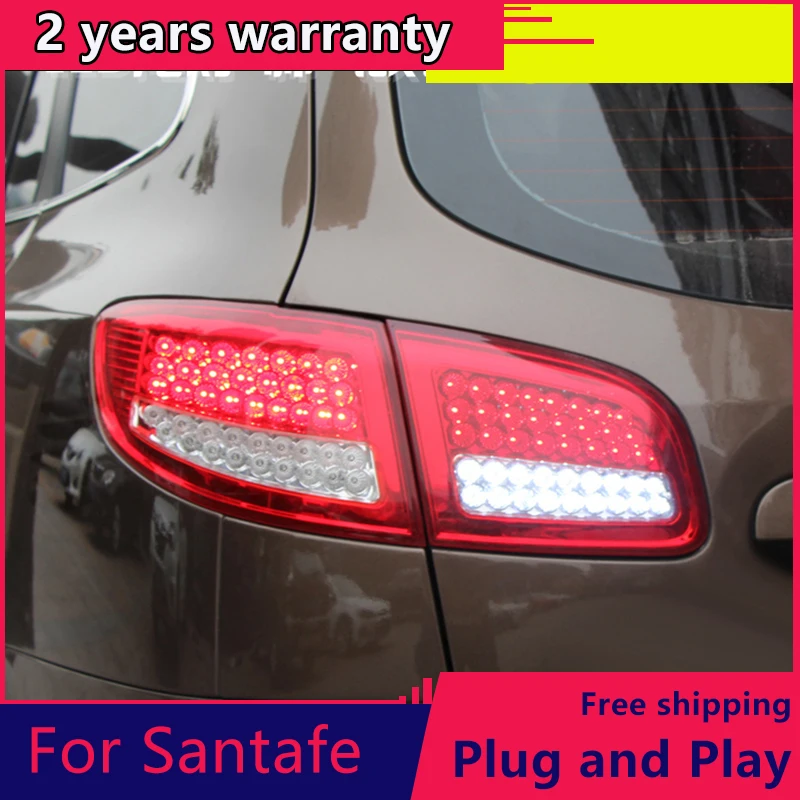 

Стайлинг автомобиля KOWELL для Hyundai Santafe, задние фонари 2004-2012 Santa Fe светодиодный ные задние фонари IX45, задние фары DRL + стоп + парковка + сигнал, 4 шт.