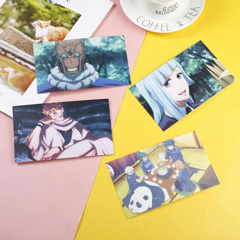 

21Pcs/Set Anime Jujutsu Kaisen Mini Postcard Comic Yuji Itadori Lomo Cards Photo Card Fans Gift Collection
