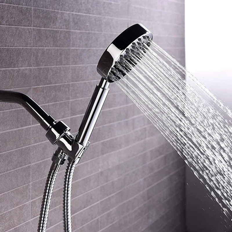 

HLZS-Metal Shower Head Shower Bracket, Shower Arm Adapter, Shower Holder Universal Hook Bracket