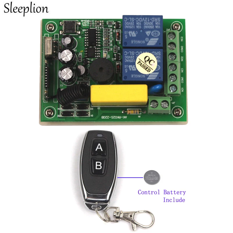 Sleeplion 110V 2 канала Электрический дверной светильник выключатель универсальный