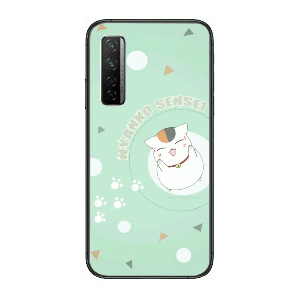 

Natsume's Book of Friends Phone Case For Huawei Nova 2 3 4 5 6 7 8 SE i E Pro Lite Black Etui Coque Painting Hoesjes comic fash