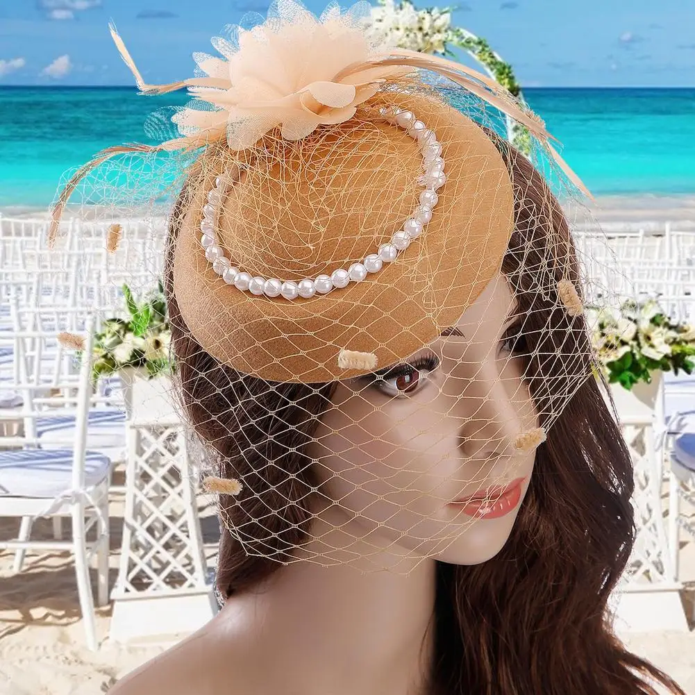 Для торжественного случая шляпа для женщин девочек Коктейльные Чай вечерние