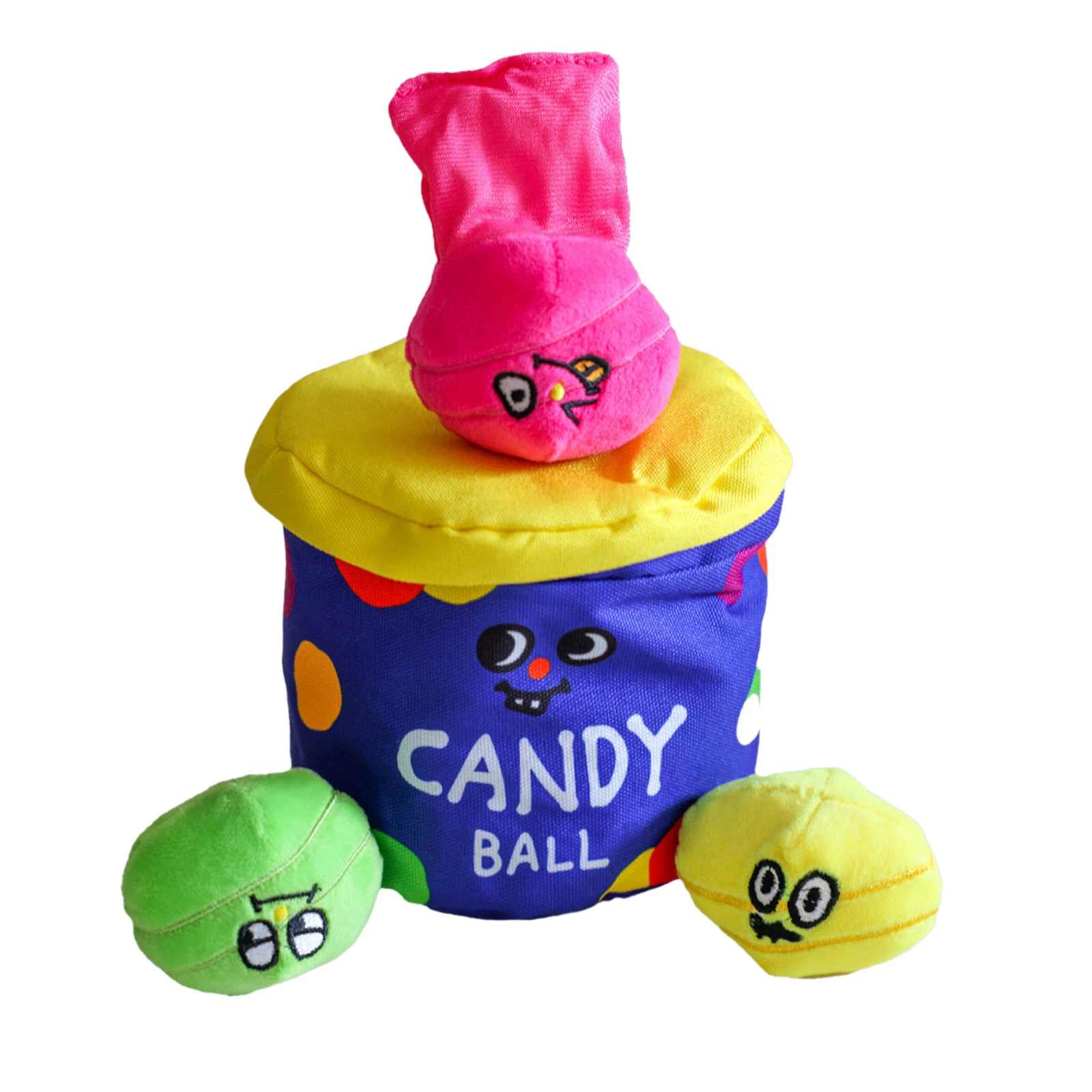 

Игрушки для домашних животных, плюшевая банка для конфет, шарики, игрушка, звуковые игрушки, колящие шарики, снэки, найдите игрушку, Интеракт...