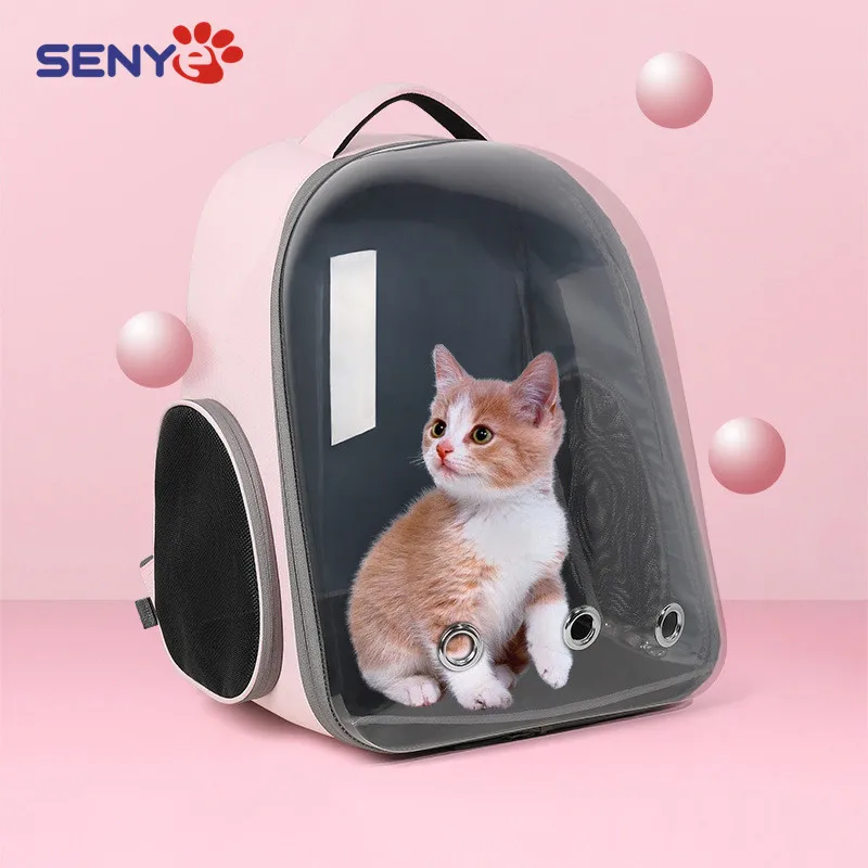 

Рюкзак для домашних питомцев, переносная прозрачная сумка в виде капсулы, Воздухопроницаемый ранец для кошек