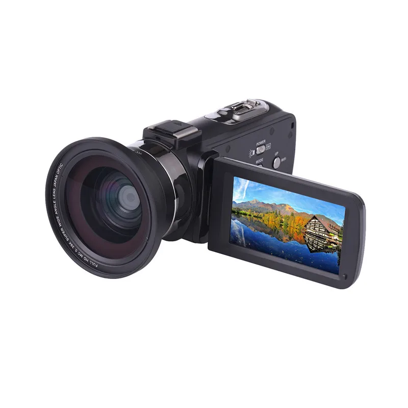 Professional 37mm Macro+72mm Wide Angle Lens 0.39X Full HD for 4K Camcorder |