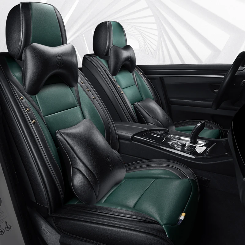 

Luxury PU Leather Car Seat Cover for Toyota Subaru Honda Hyundai Kia Lada BMW Universal Automobile Covers Waterproof