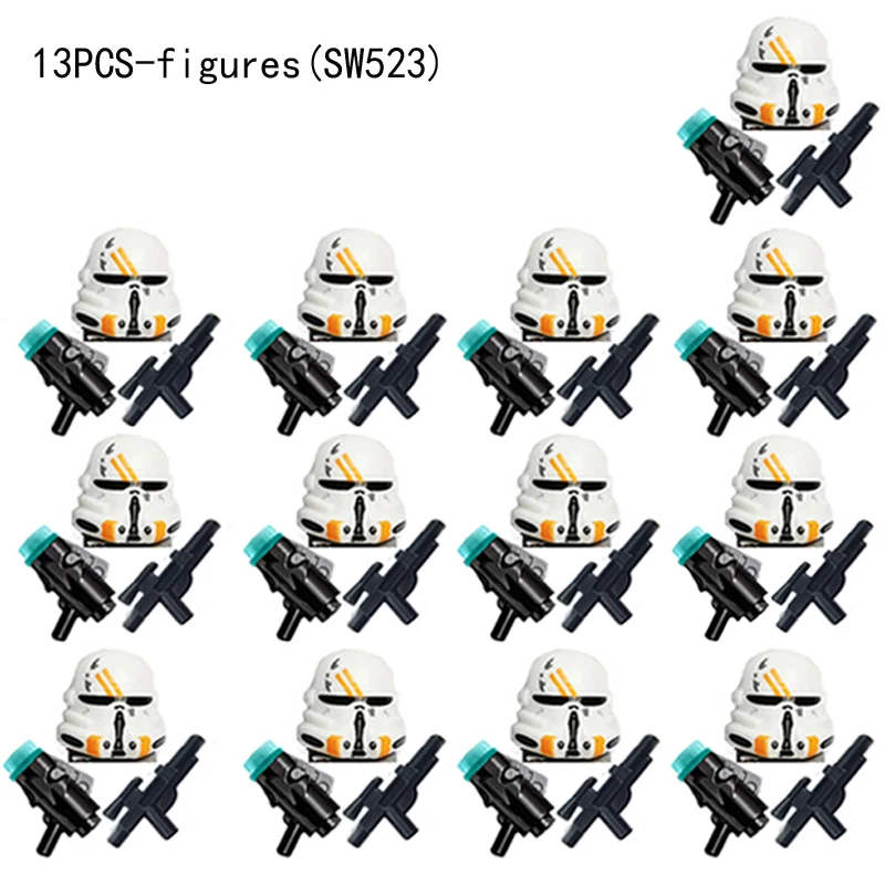 13 шт./лот Детские кирпичные игрушки X-Wing U-Wing пилотный солдат повстанцев sw527 sw523 sw258