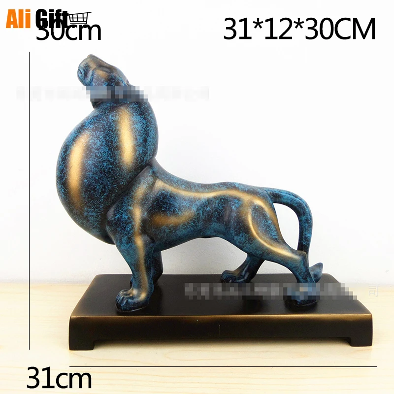 

lion statue handicraft decorations christmas decorations for home sculpture escultura home decoration accessories