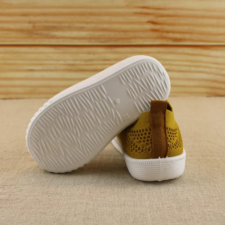 

New Arrival Children's Breathable Sneakers Boys Girls Soft-Soled Flying Woven Mesh Shoes Kids Non-Slip Shoes 2021