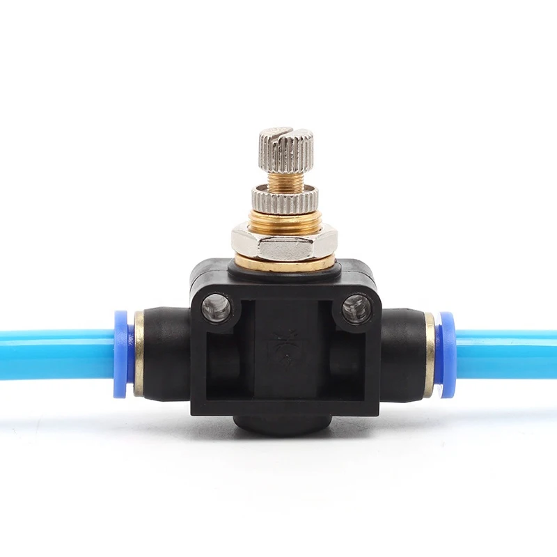 Пневматический соединитель дроссельной заслонки серии LSA 4-12 с контролем