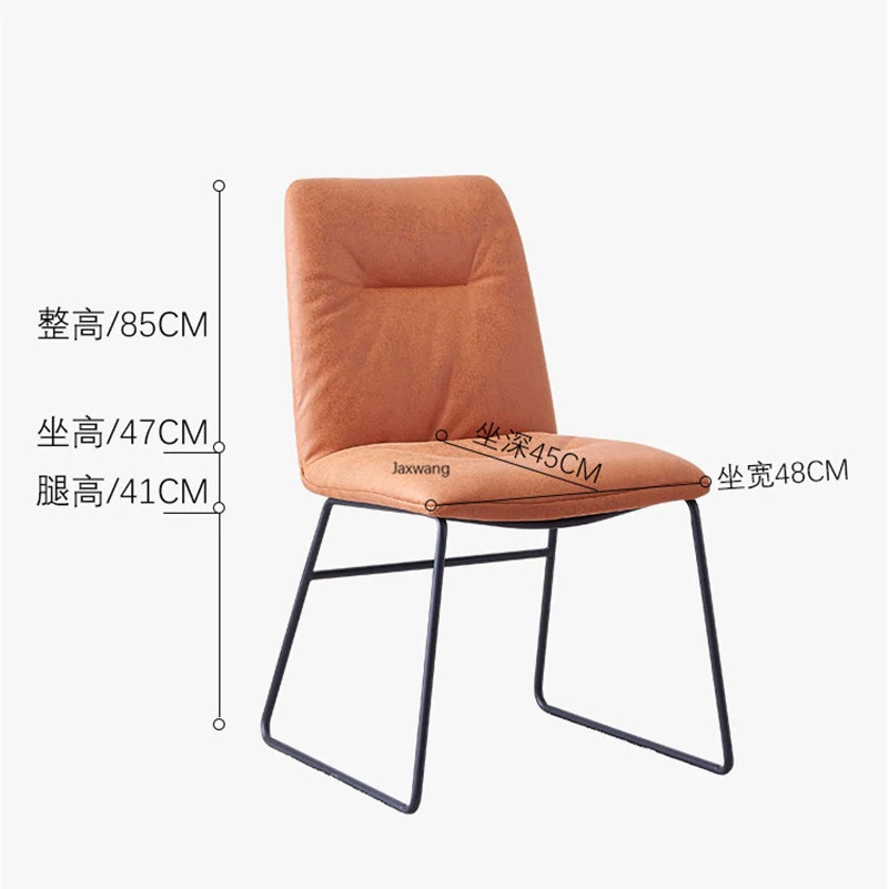 

Simple Dining Chairs Modern Minimalist Leisure Backrest Chair Dormitory Home Dressing Makeup Chair Iron Dining Table and Chair