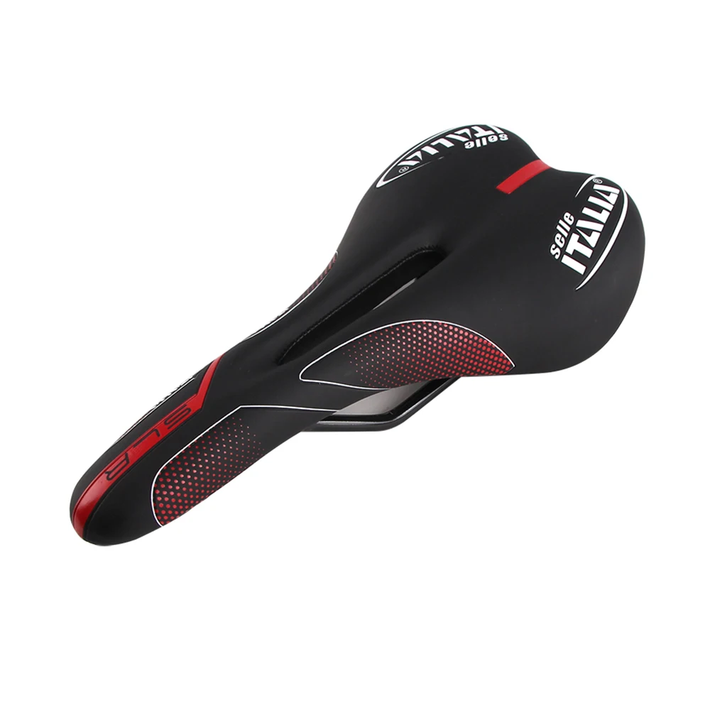 Седло для гоночного велосипеда пластиковое широкое открытое седло горного