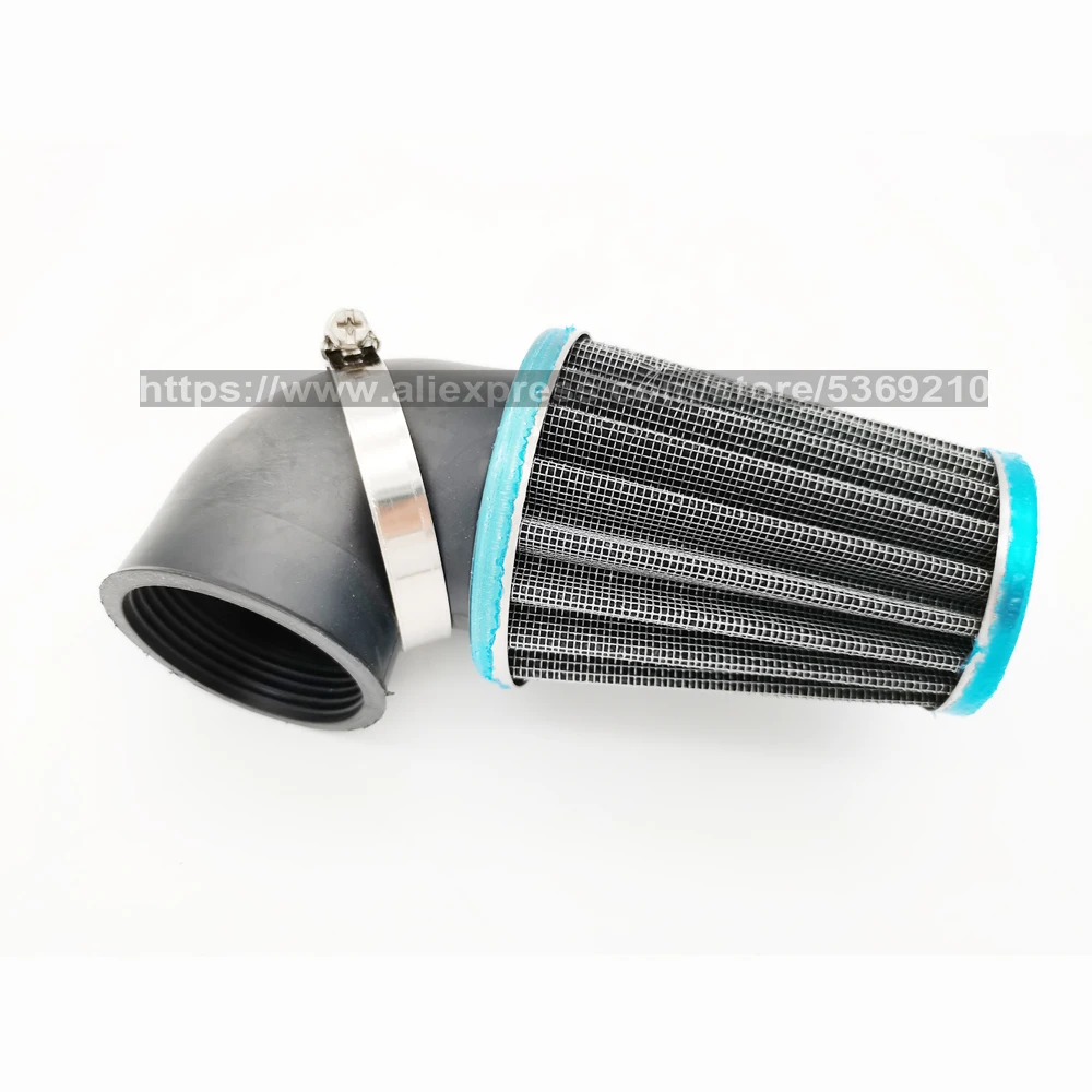 Air Filter 50-125cc 2 Stroke 90 Degree Bend Elbow 35 38 42 45 48-50mm zero resistance filter For Motorcycle ATV Pocket Bike Moto |