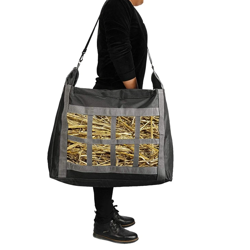 

New-Hay Tote Bag,Straw Bale Bag for Horse Slow Feed,Hay Bag Hay Tote 600D Oxford