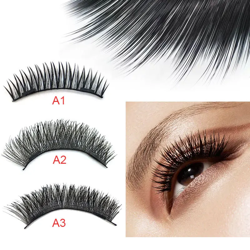 2 пары 3D Магнитных ресниц макияж расширение водонепроницаемый длительный