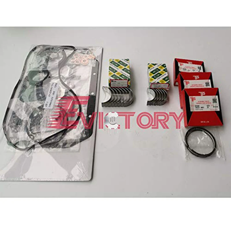 

For SUMITOMO ISUZU 3KR2 3KR1 water pump + overhaul gasket kit + engine piston ring bearing set