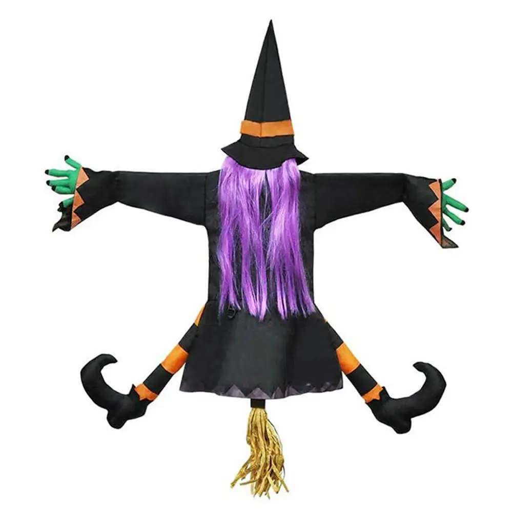 

Prop Vivid Crashing Witch Into Tree Doll For Halloween Decoration Holiday Atmosphere Decoration Props Ghost House Hot Supplies
